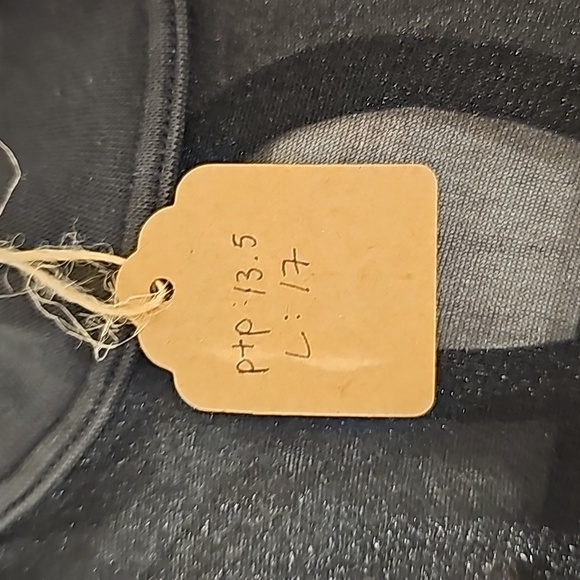 Vintage black mesh halter top size small - Picture 8 of 8